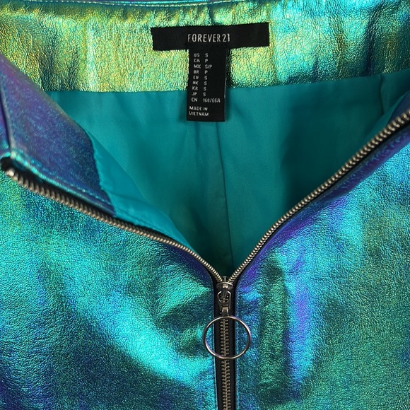 Blue mini skirt - Picture 2 of 3